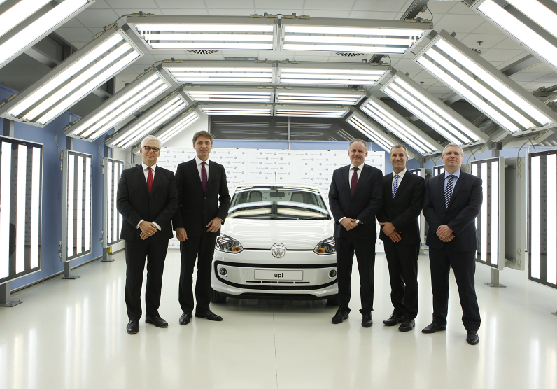 Prezident Slovenskej republiky Andrej Kiska navtvil bratislavsk zvod Volkswagen Slovakia