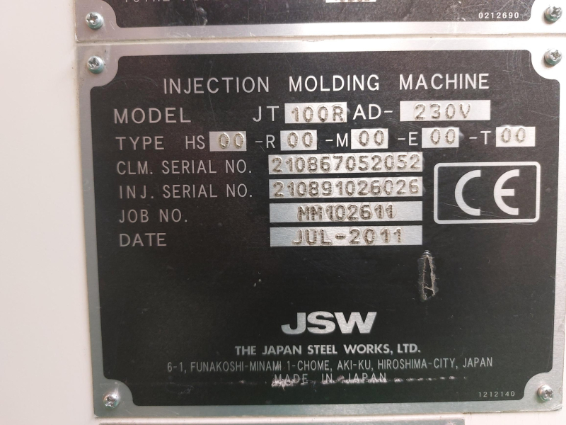 Predám: Vstrekolis JT100RAD-230V JSW