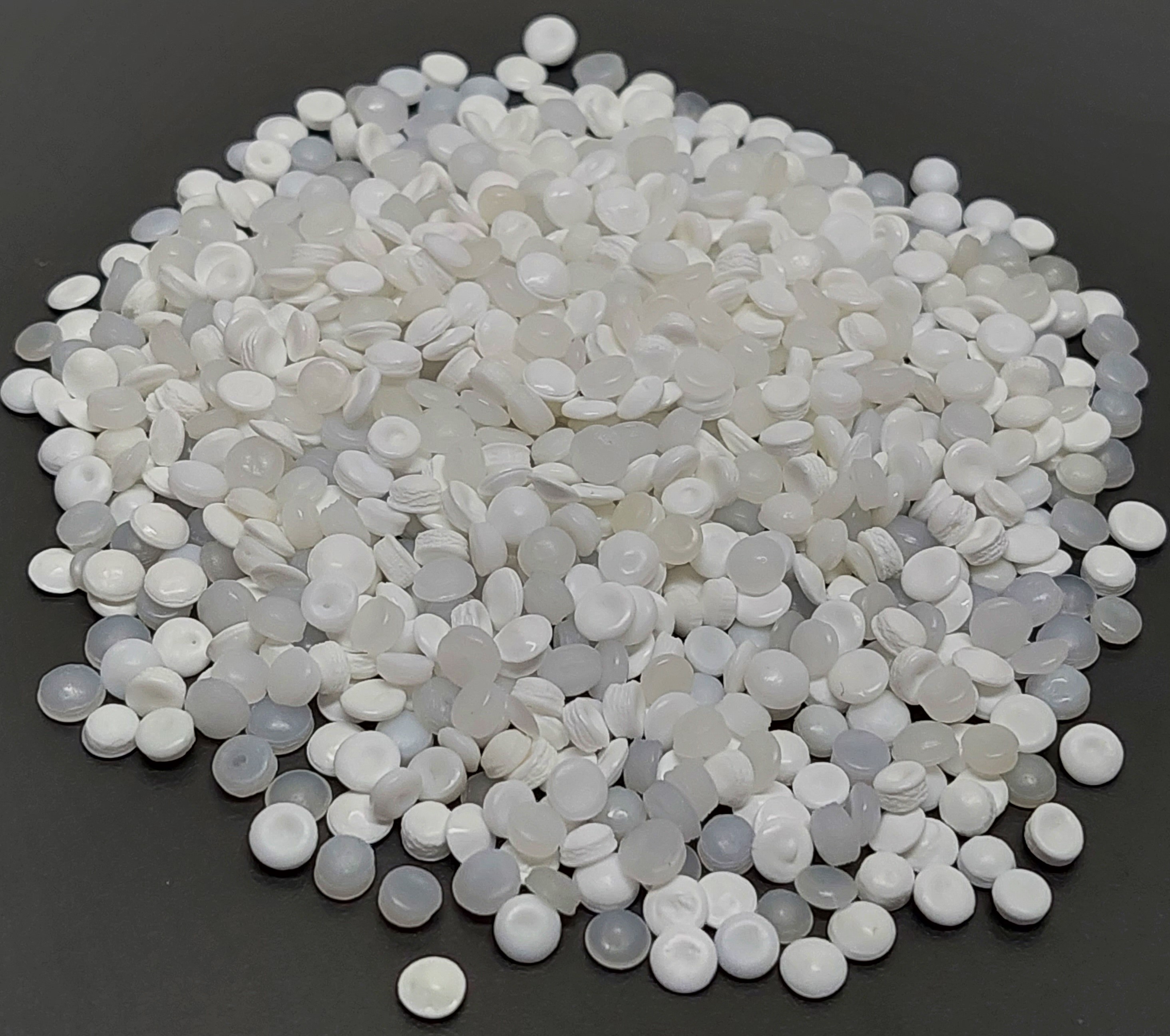 HDPE regranulát - natur/biela