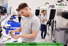 Ponuka práce: Kontrola kvality - 20 inšpektorov ihneď! Bratislava a okolie