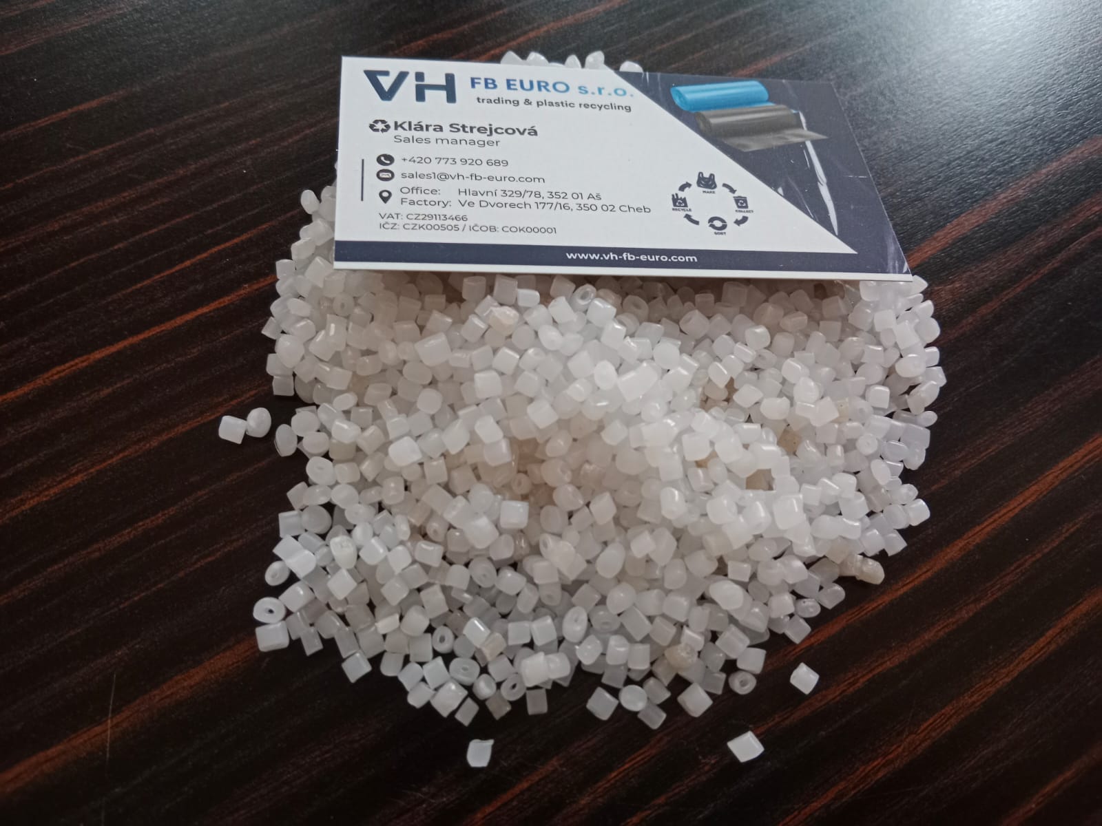 HDPE regranulát – natur
